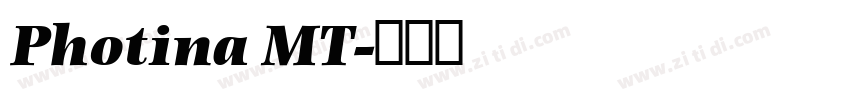Photina MT字体转换